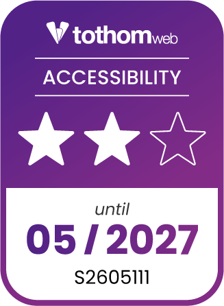 tothomweb Accessibility. Two Stars. Until 05/2027. S2605111
